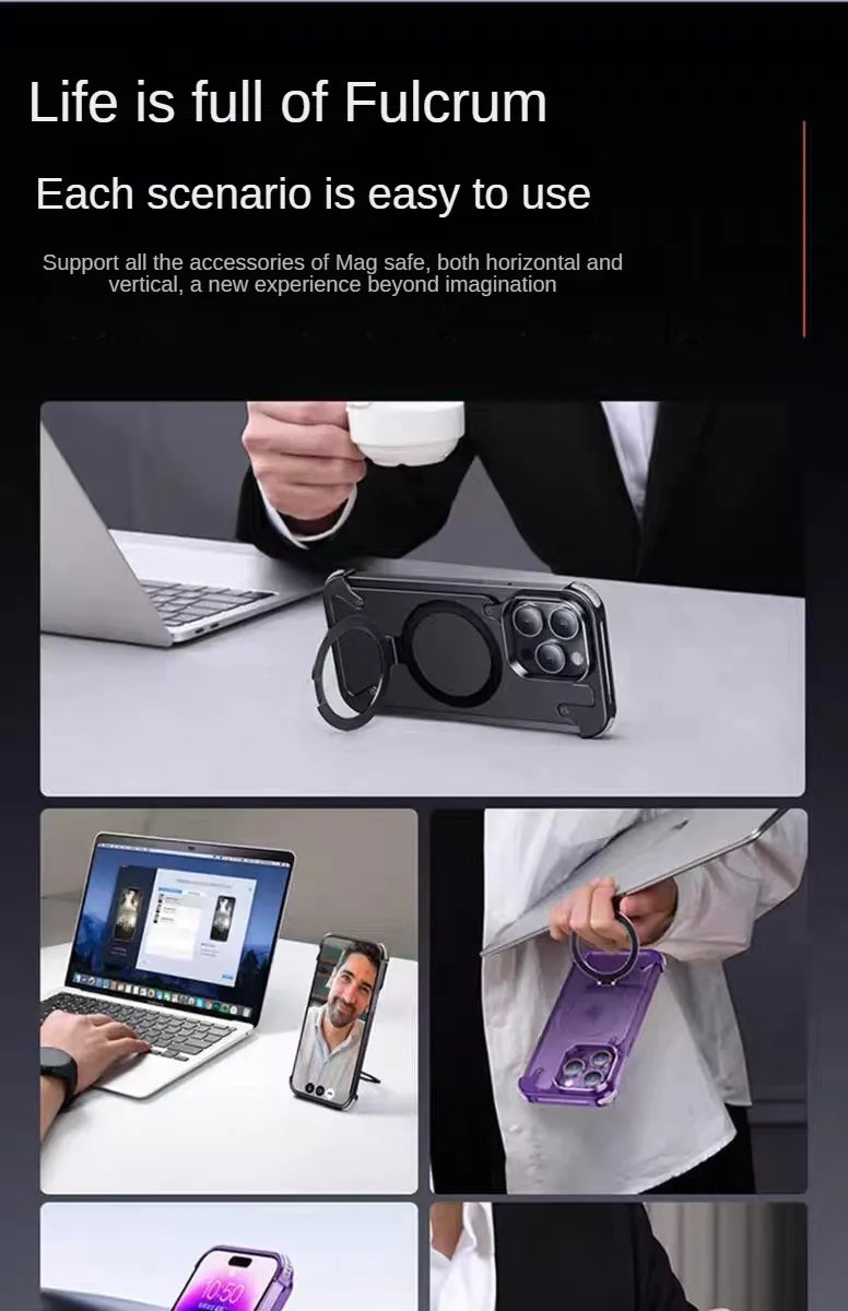 XTREMEDEALS Magnetic Stand Bezel-Less Protective Cover
