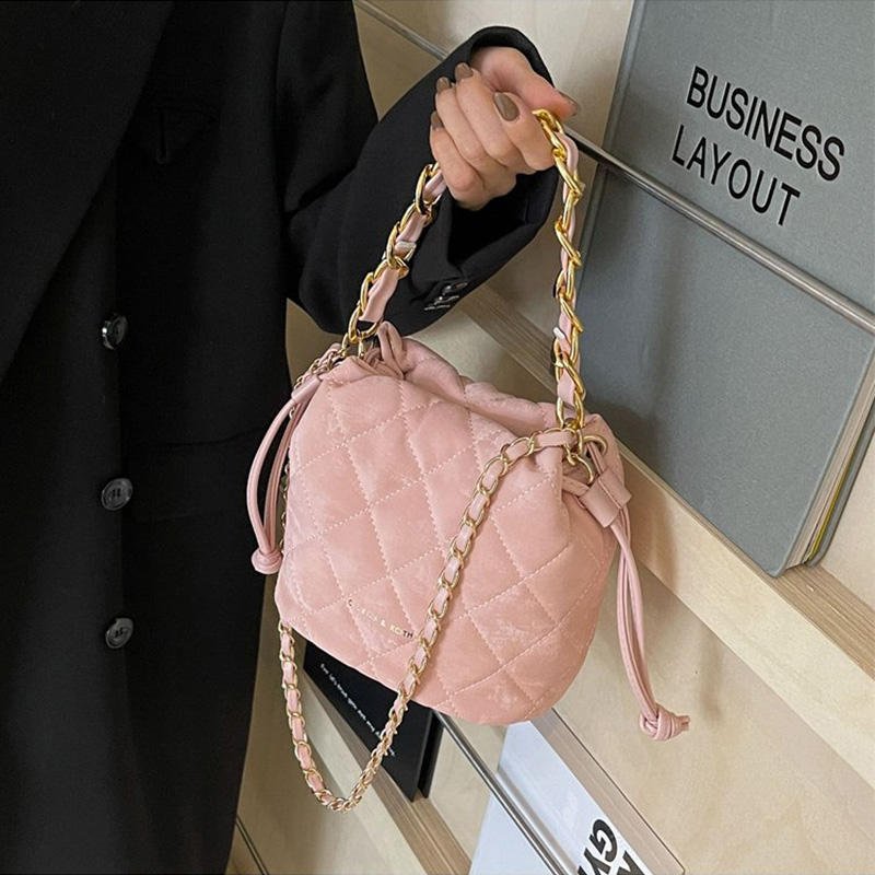 Dacida New Lingge Versatile Unique Water Bucket Bag with High Quality Design Crossbody Bag