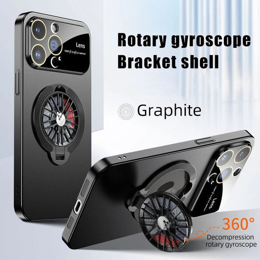 XTREMEDEALS Luxury Magnetic Gyroscope Stand Cover