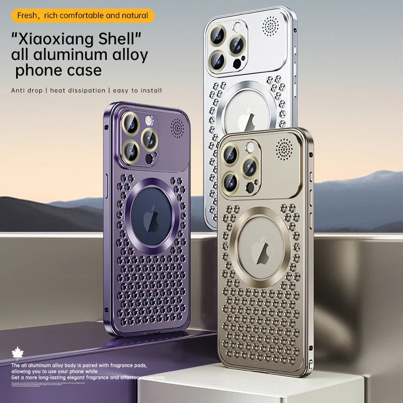 XTREMEDEALS Metal Cooling Magnetic Protective Cover
