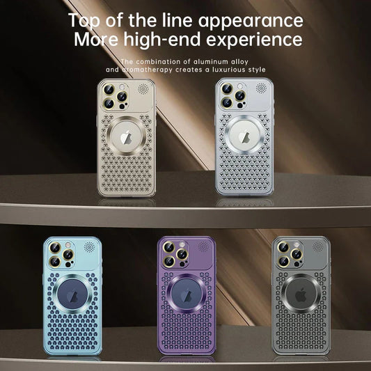 XTREMEDEALS Metal Cooling Magnetic Protective Cover