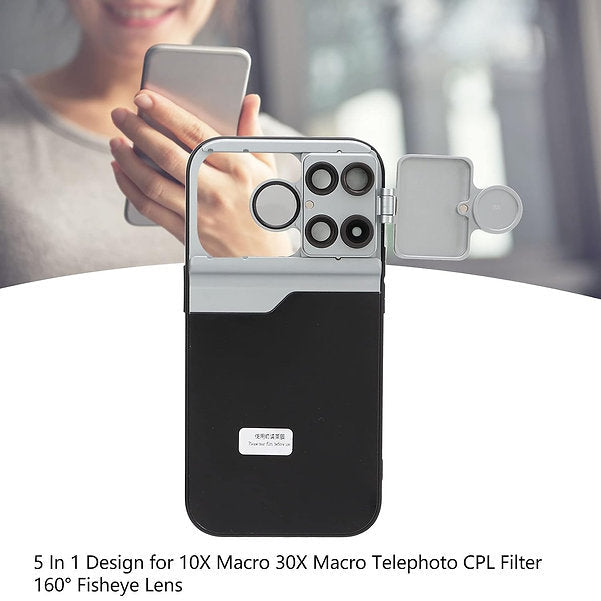 XTREMEDEALS 5-in-1 Camera Lens Protective Cover