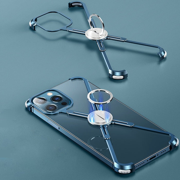 XTREMEDEALS Slim Aluminum Kickstand Bumper Frame