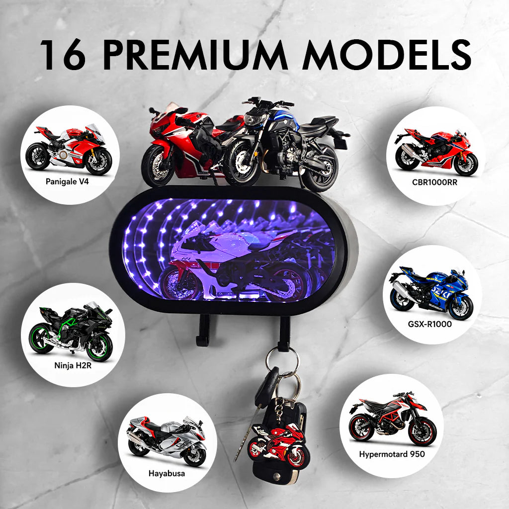 Infinity Key Garage (Key Holder + 1 Bike)